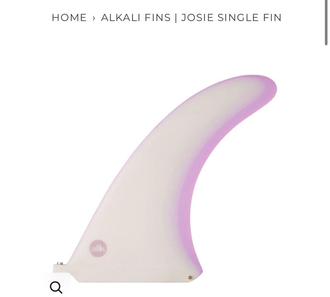 Alkali Josie シングルフィン ピンク　10インチ