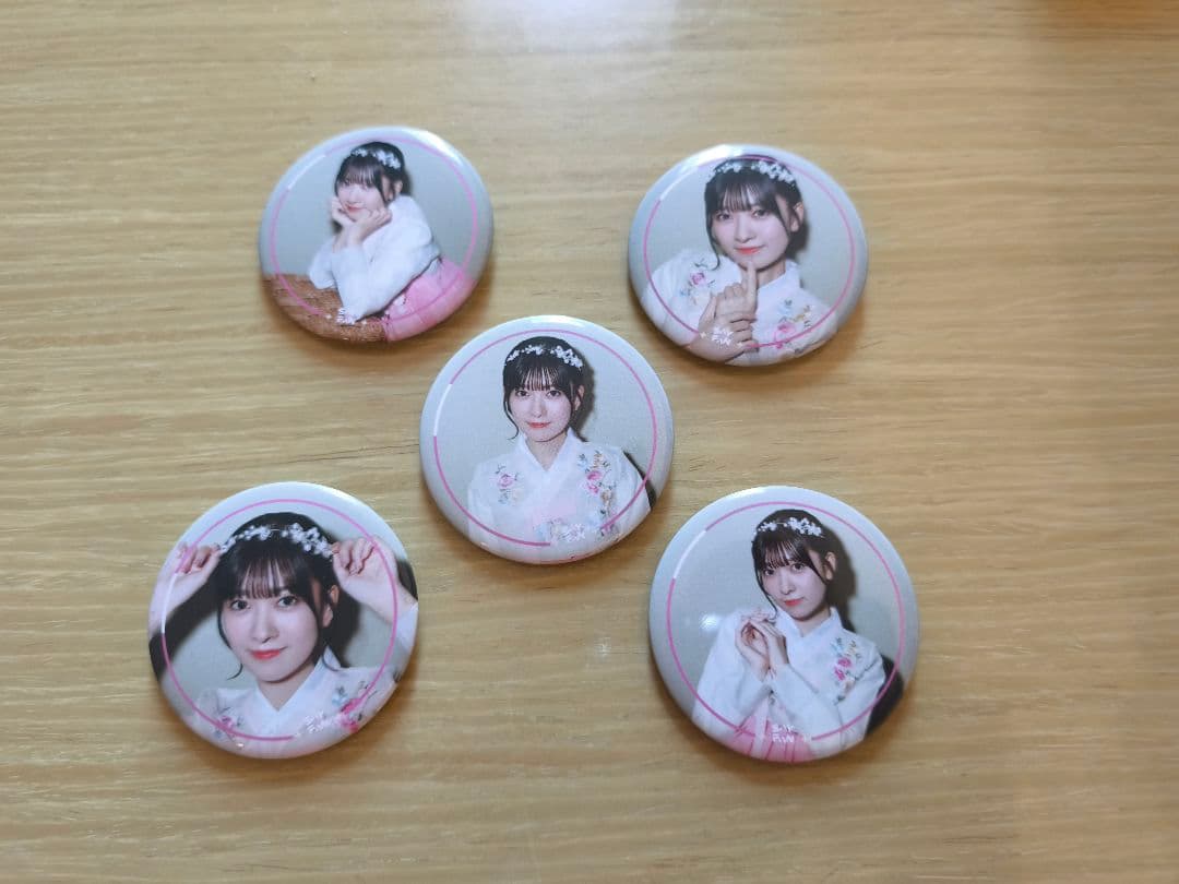 鈴原希実 Say U Fan 韓国 ランダム缶バッチコンプリートセット