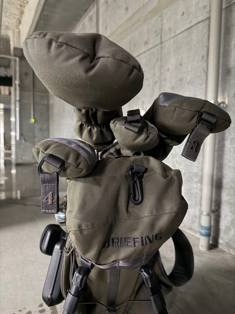 BRIEFING CR-4 キャディバッグセット オリーブ色