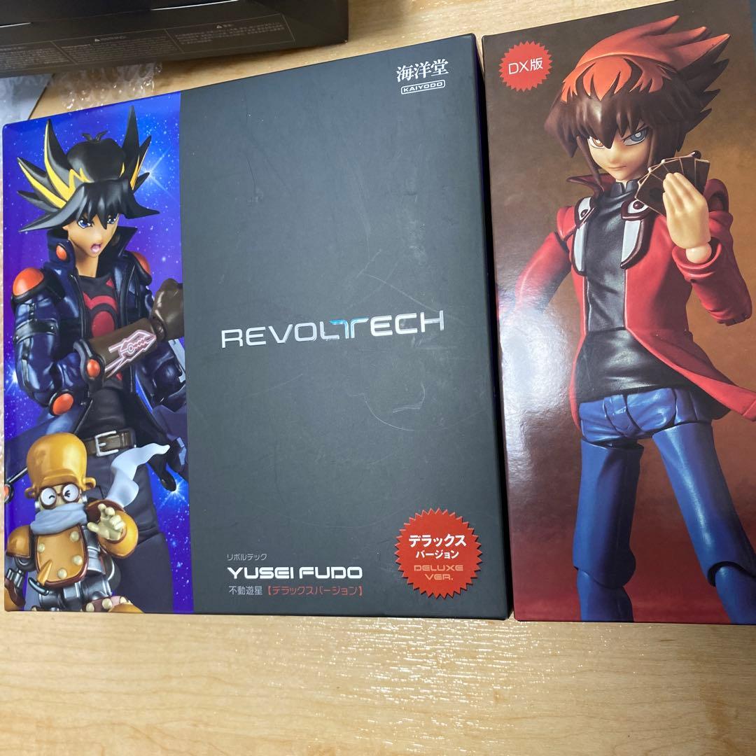 【リボルテック】 開封品・遊城十代&未開封・不動遊星【2体まとめ売り】