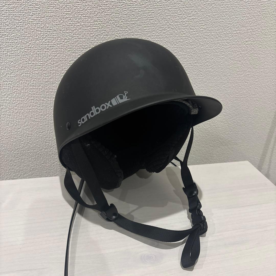 sandbox ブラック ヘルメット イヤーパッド付き