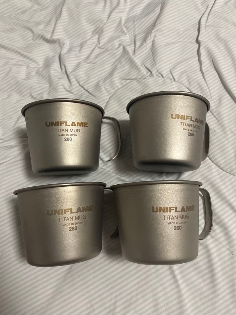 UNIFLAME TITAN MUG 260 4個セット