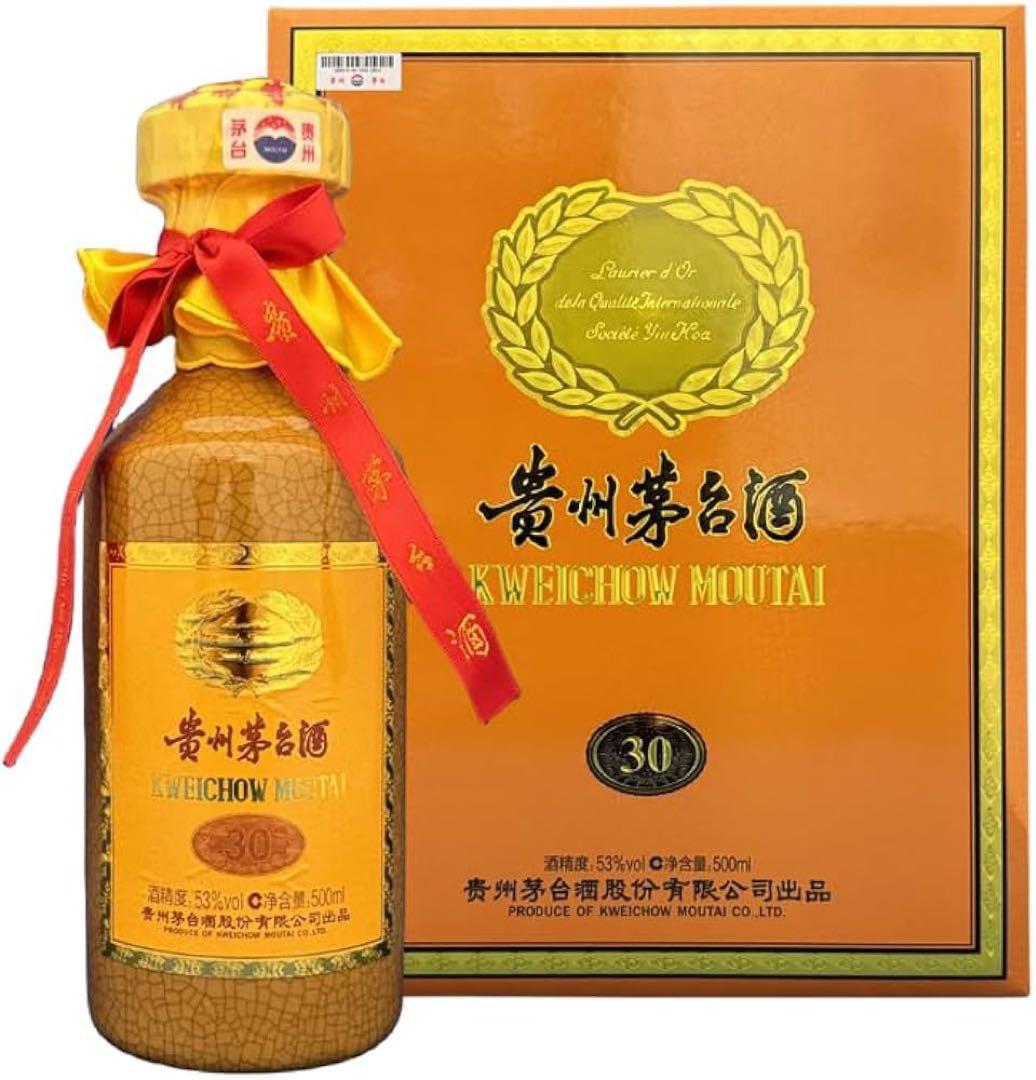 未開封 MOUTAI 30年 貴州茅台酒 500ml 箱付 中国白酒