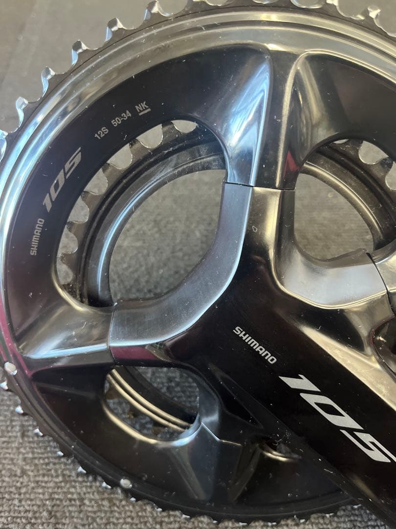 Shimano 105クランクセット 50-34T 165㎜　R7200 12速