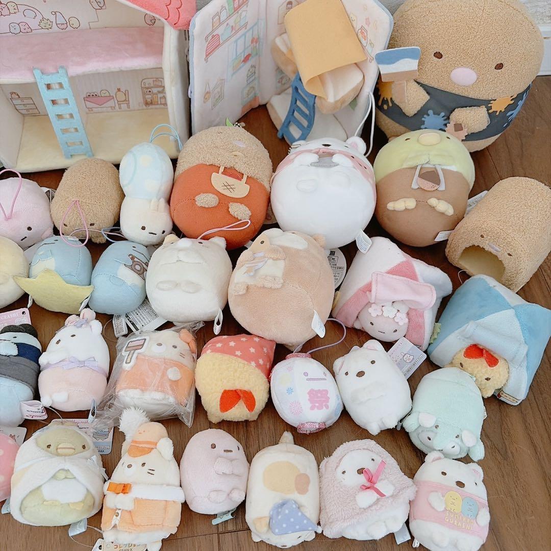 すみっこぐらし　てのりぬいぐるみ　まとめ売り 計40点