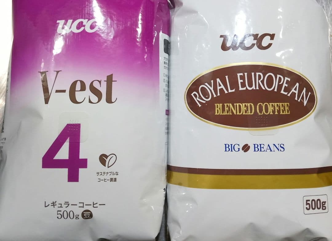 ロイヤルヨーロピアンブレンド500ｇ×6ヴェストNo.4コーヒー500g×6計