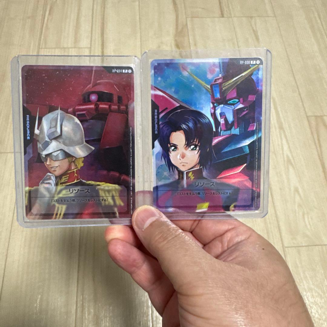 ガンダムカードゲーム プロモ シャア +アスラン セット