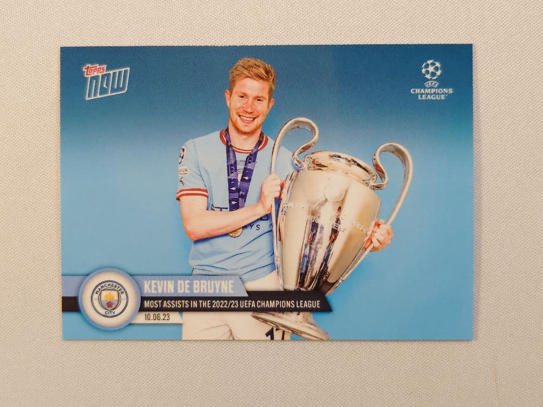 topps now ケビン・デ・ブルイネ マンチェスター・シティ 122 20