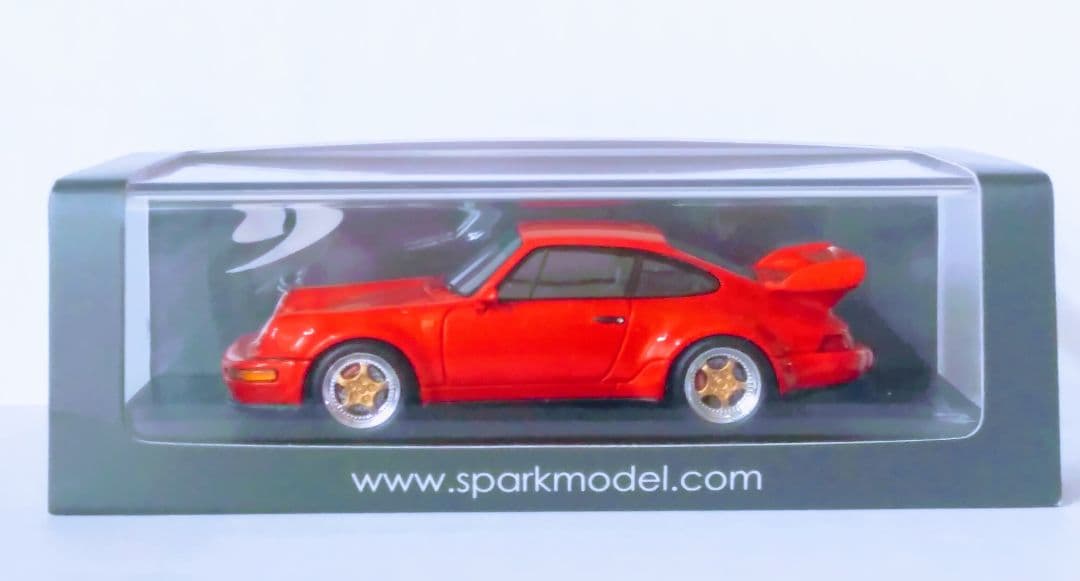 限定４４台本体未使用スパークモデル ポルシェ９１１(９６４)３.８ＲＳ 1/43