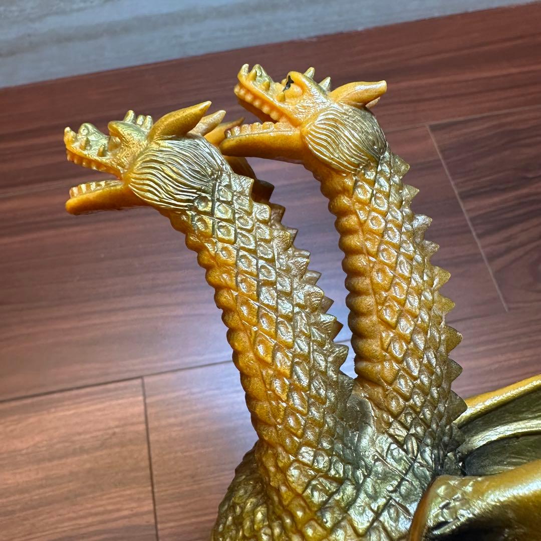 当時物 ポピー　キングザウルスシリーズ　キングギドラ　ソフビ 5653