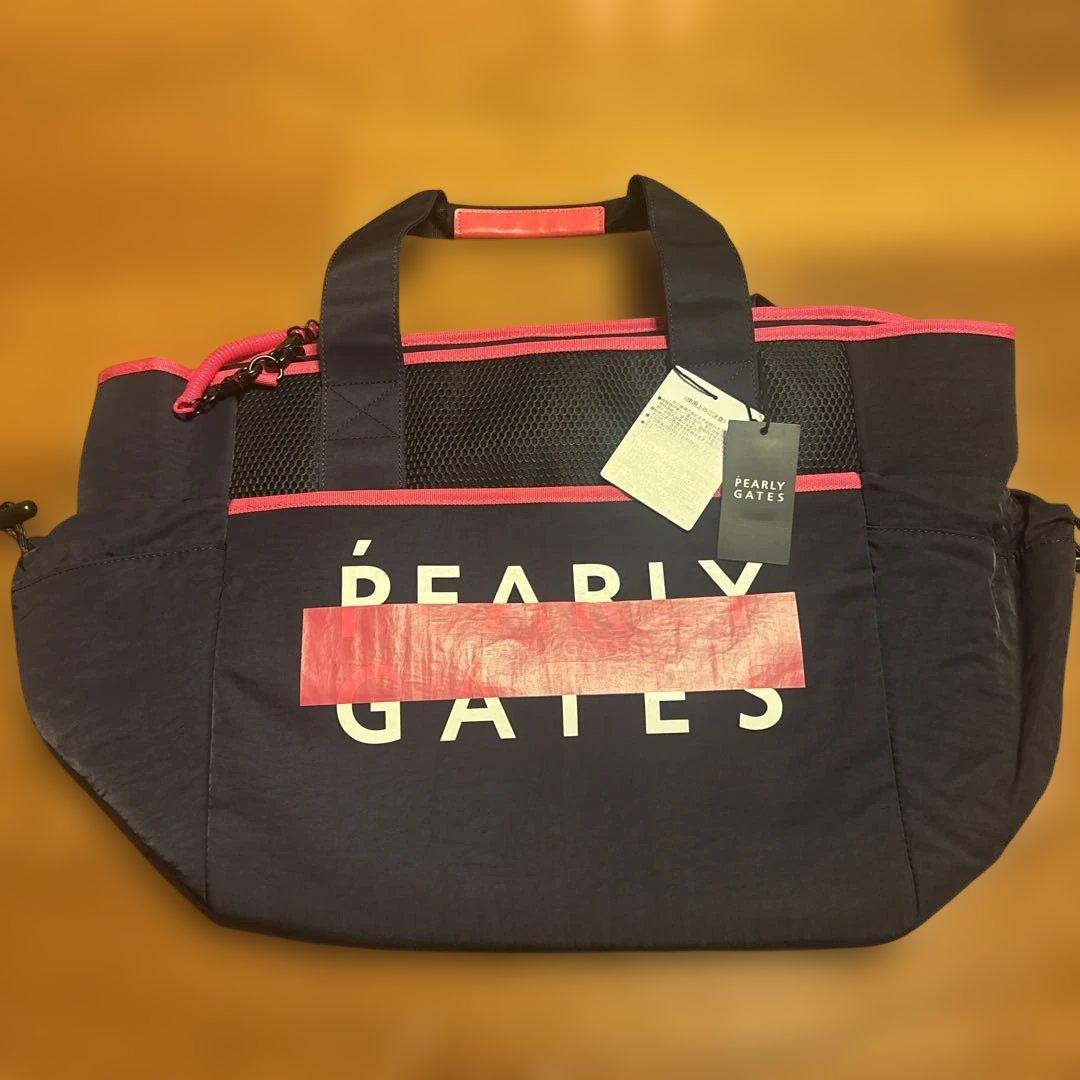 新品　PEARLY GATES ゴルフバッグ ネイビー/ピンク