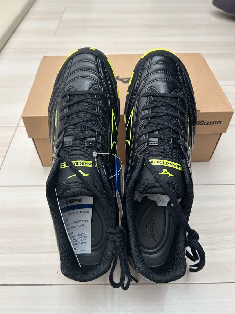 Mizuno モナルシーダ プロ TFターフ ブラック×イエロー 27cm