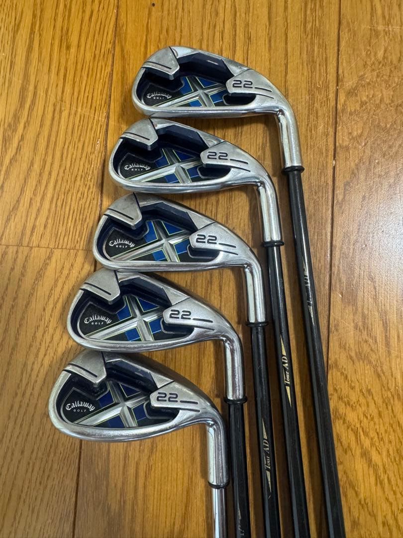 Callaway 22 ジュニア アイアンセット 5本