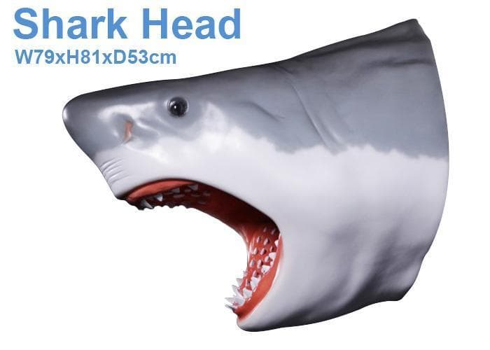 シャーク ヘッド ジャンボフィギュア Ｈ110cm サメ 鮫 ジョーズ