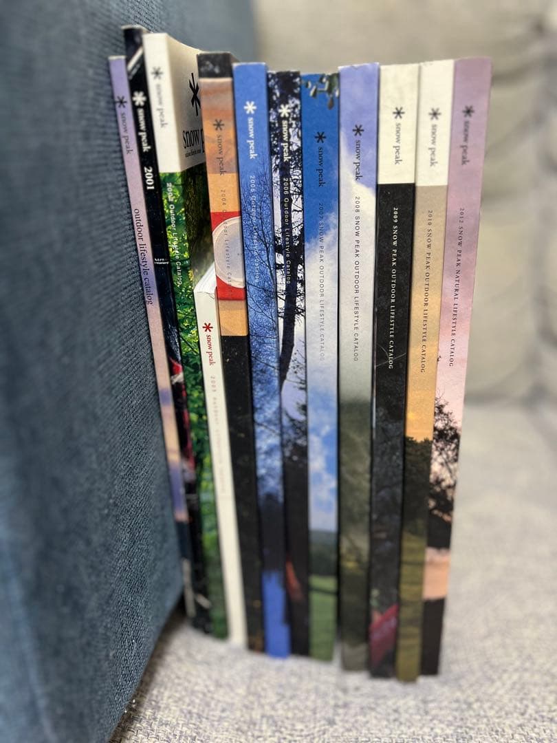 【スノーピークpeakカタログ　2000〜2012 12冊】