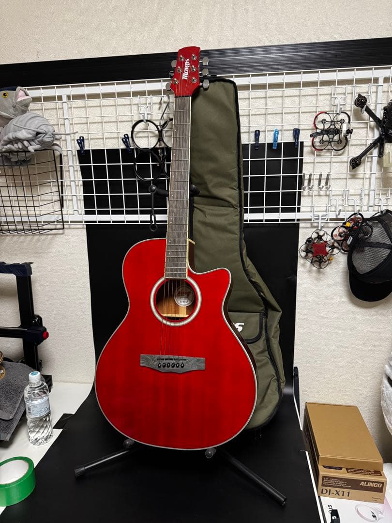 Morris R-011 SR アコースティックギター レッド