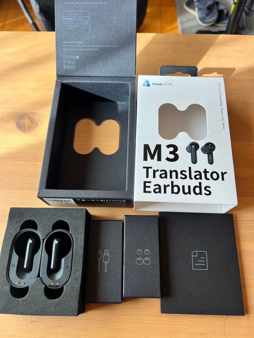 Timekettle M3 イヤホン翻訳機 オンライン式　メーカー保証