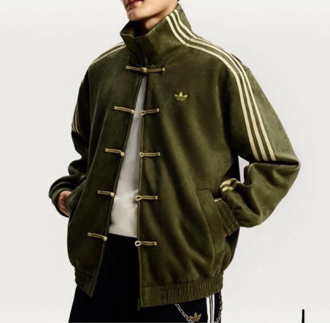 adidasアディダス 中国限定 蛇年トラックジャケット 緑XL サイズ”