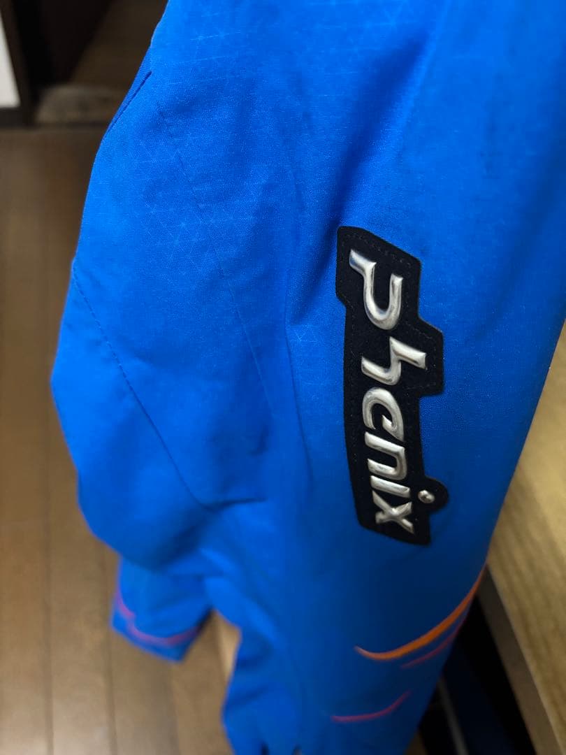 フェニックス　スキーウェア フード付き　メンズM ブルー　ジャケットのみ