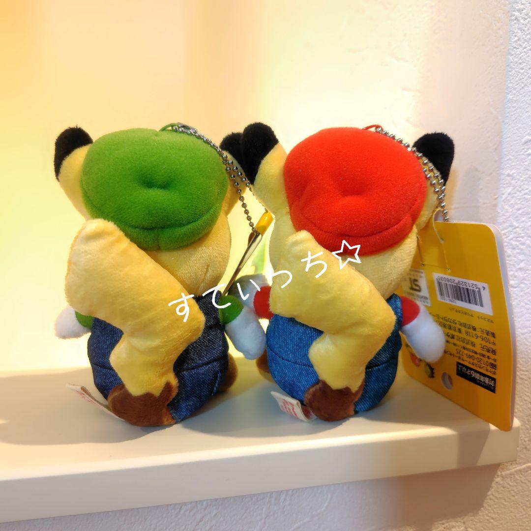 ポケモン マリオピカチュウ ルイージピカチュウ マスコット ポケモンセンター