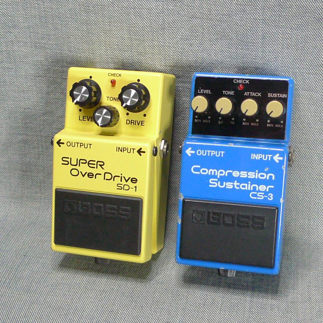y678◆BOSS コンプレッサー CS-3 日本製＋オーバードライブ SD-1