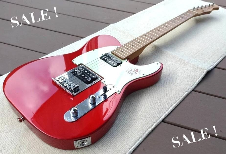 ✨未使用✨バッカス テレキャスター ハムバッカーPUx2 ラメ入レッドメタリック