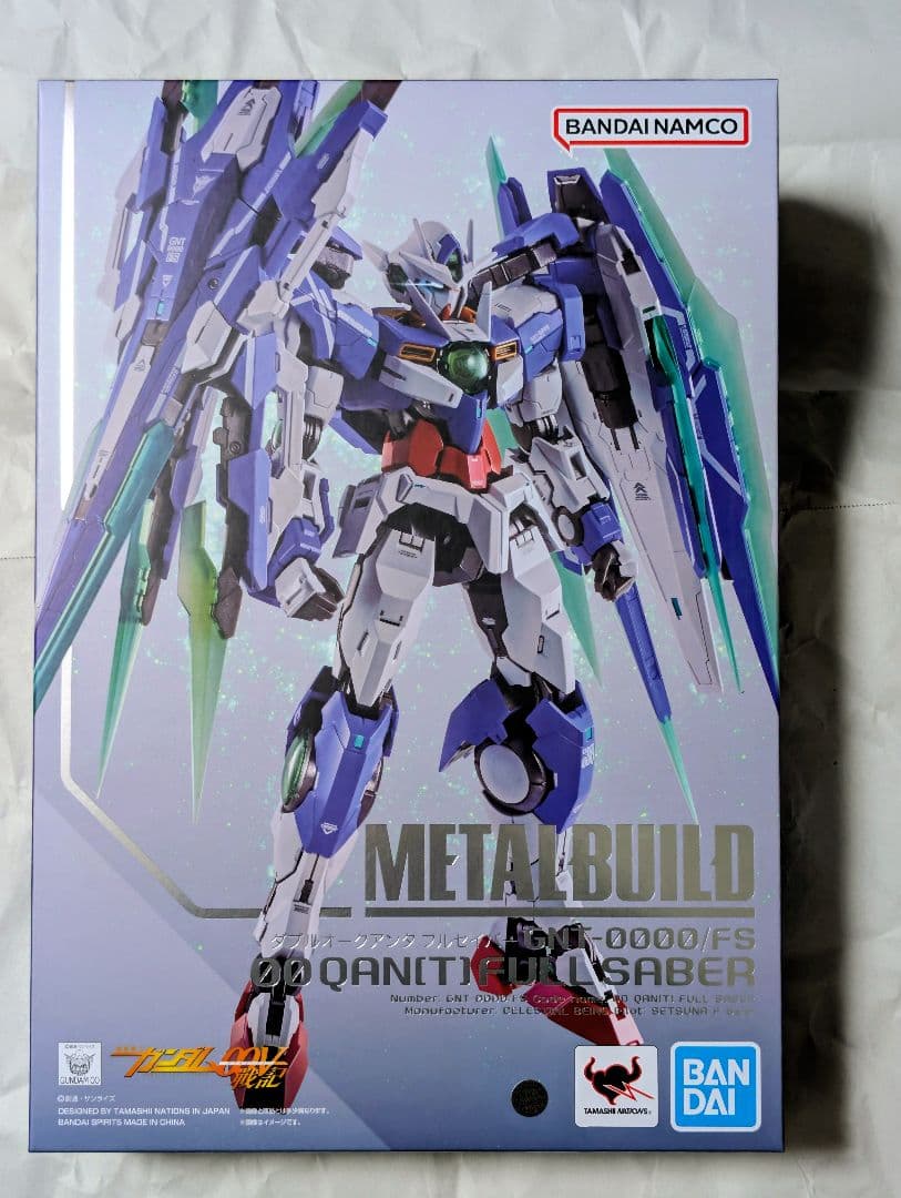 L BUILD ダブルオークアンタ フルセイバー メタルビルド