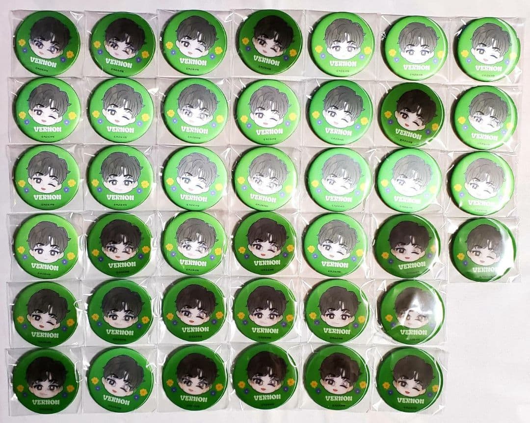SEVENTEEN まじかる百貨店 缶バッジ キャラバッジ バーノン 40点