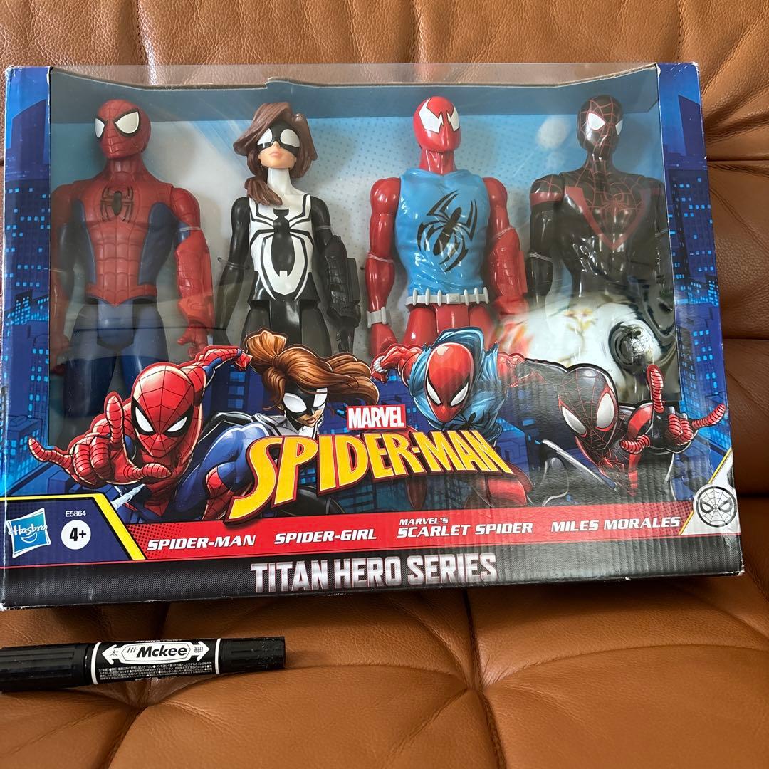 Hasbro Marvel スパイダーマン フィギュアセット　4体