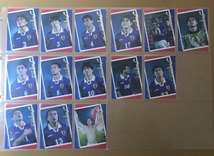 97/98 Jカード インサート 14枚コンプセット