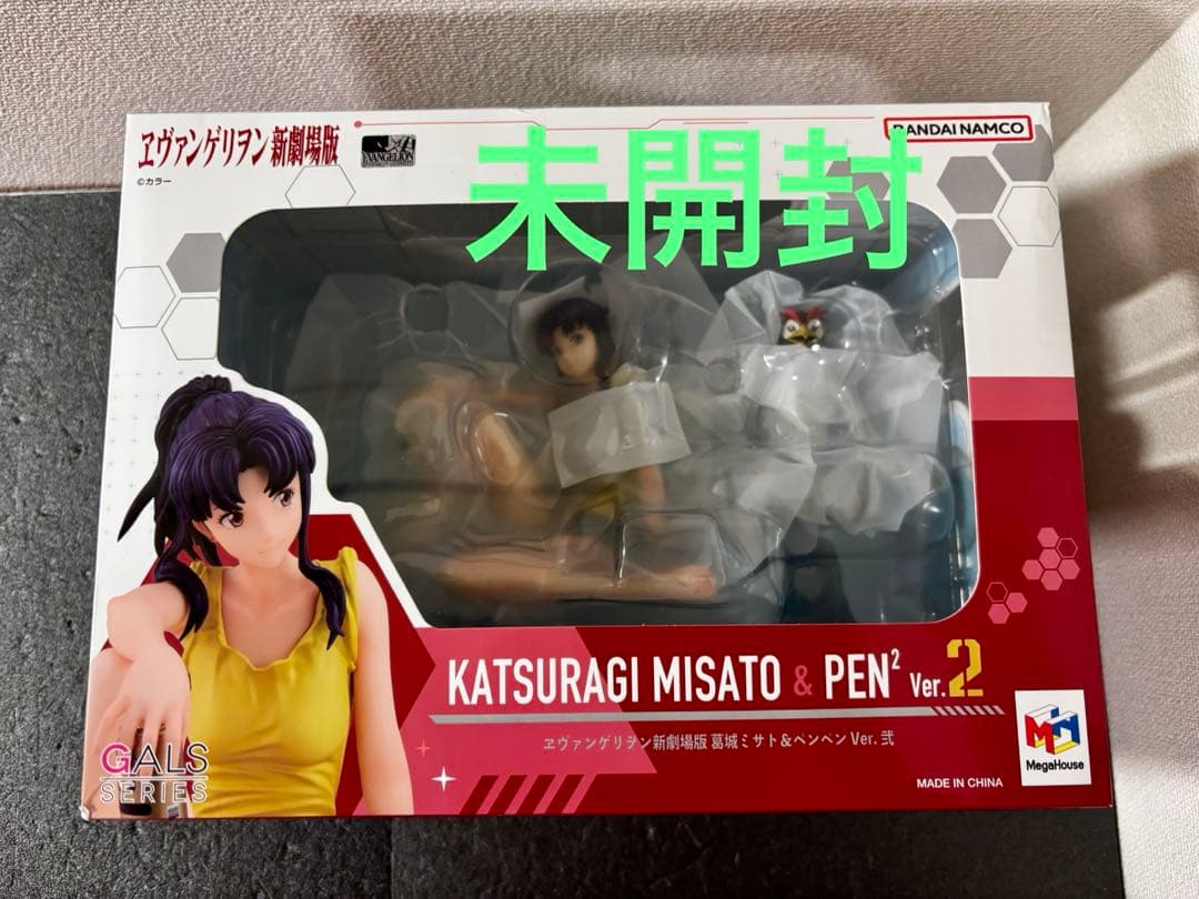 未開封　ヱヴァンゲリヲン新劇場版 葛城ミサト＆ペンペン Ver.弐　フィギュア