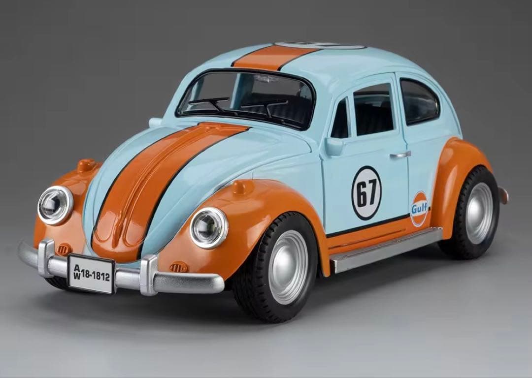 ワーゲン・ビートルダイキャストミニカー 1/18 新品未使用品　ガルフ