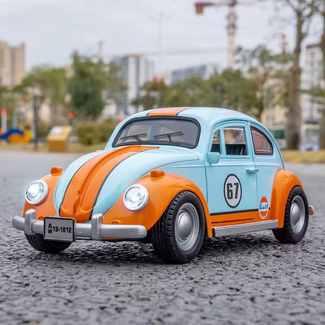 ワーゲン・ビートルダイキャストミニカー 1/18 新品未使用品　ガルフ
