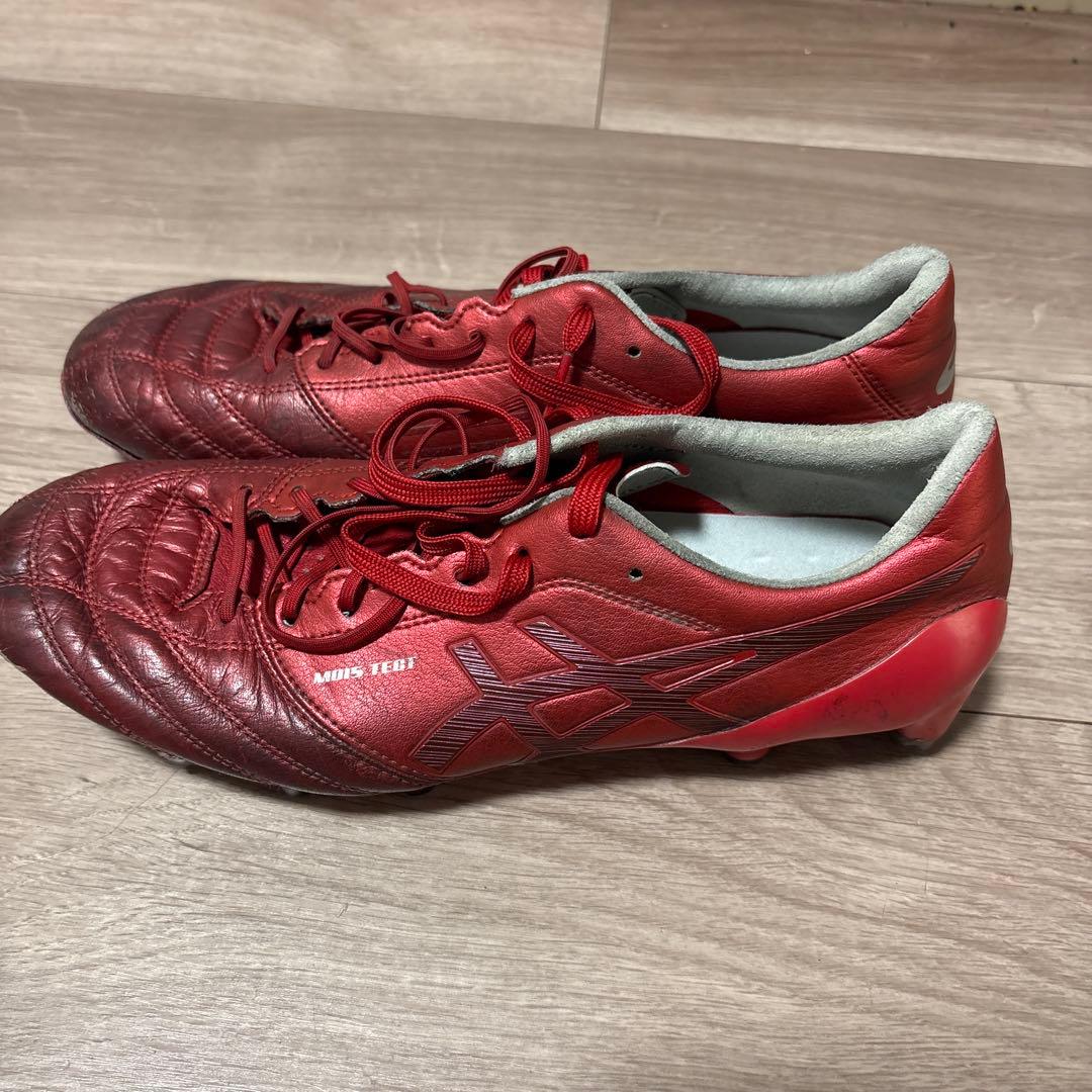 ASICS HIGH TECH レッド サッカーシューズ