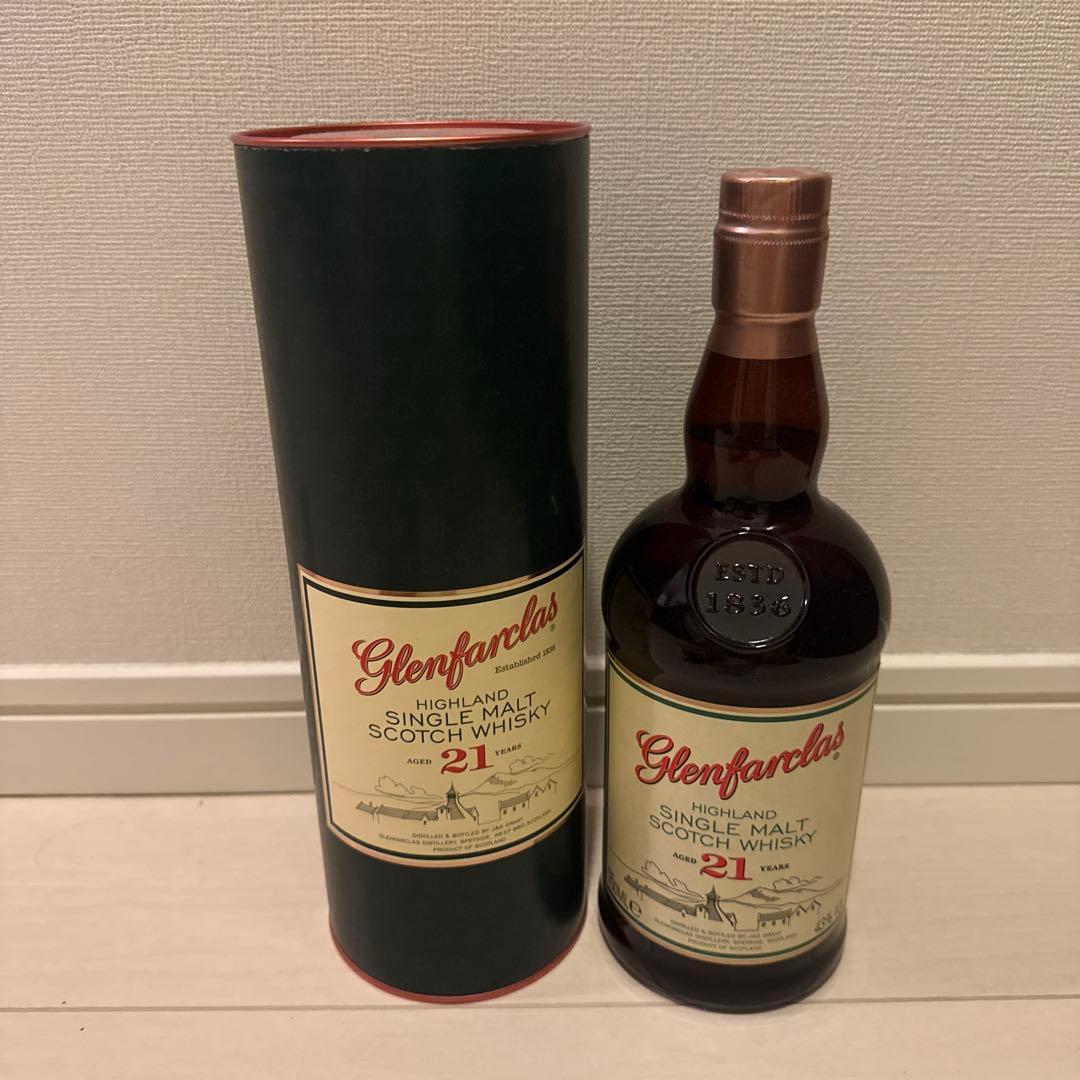 グレンファークラス21年 750ml オールドボトル