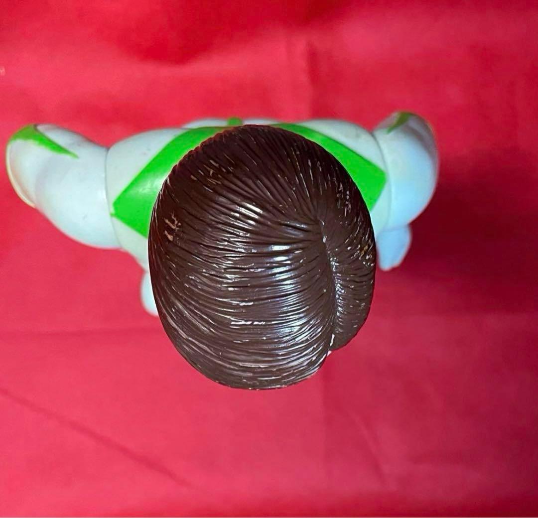 36cm！■ 【当時物】ブルマァク ミラーマン マスク欠品 面取れ ソフビ