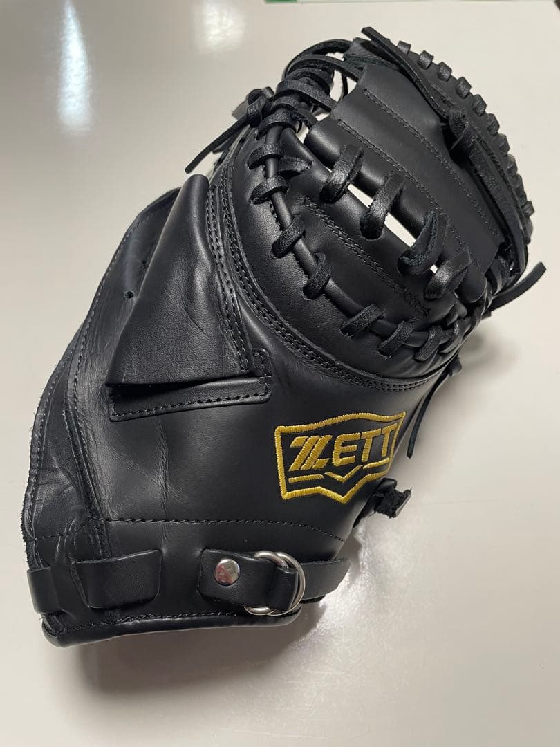 ZETT 軟式キャッチャーミット グラブ黒　ほぼ未使用　大人用