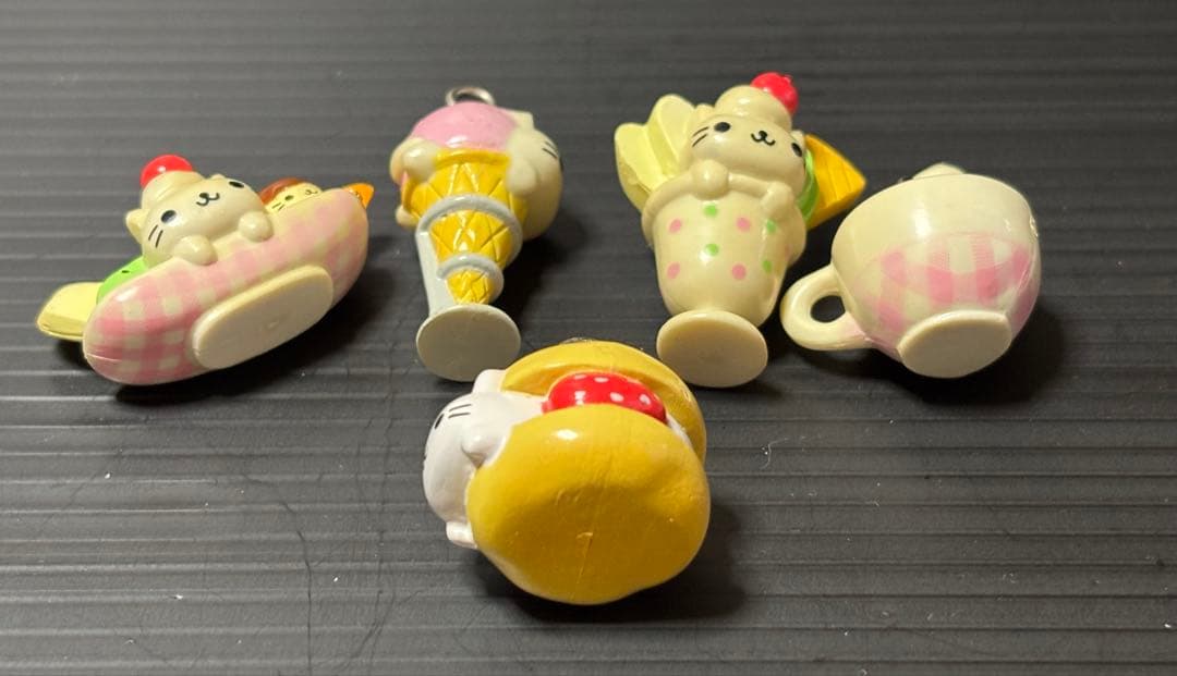 にゃんにゃんにゃんこ　にゃんこカフェ　マスコット　5個セット