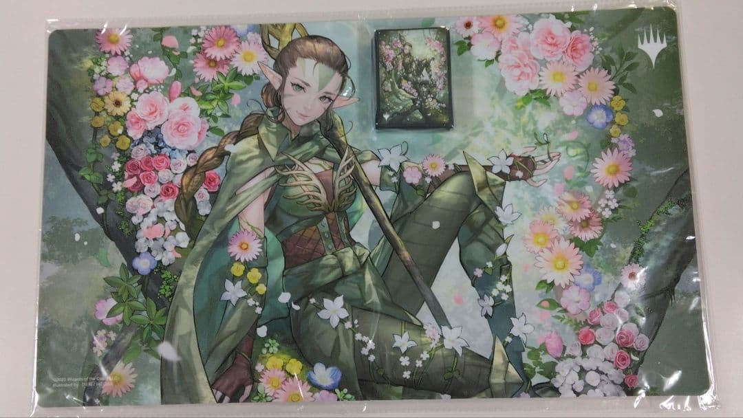 MTG　復活した精霊信者、ニッサ　GWスタンダード　プレイマット　スリーブ