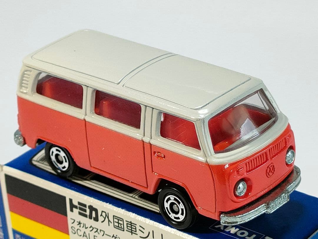 青箱トミカF29 フォルクスワーゲン マイクロバス　美品　日本製　デッドストック