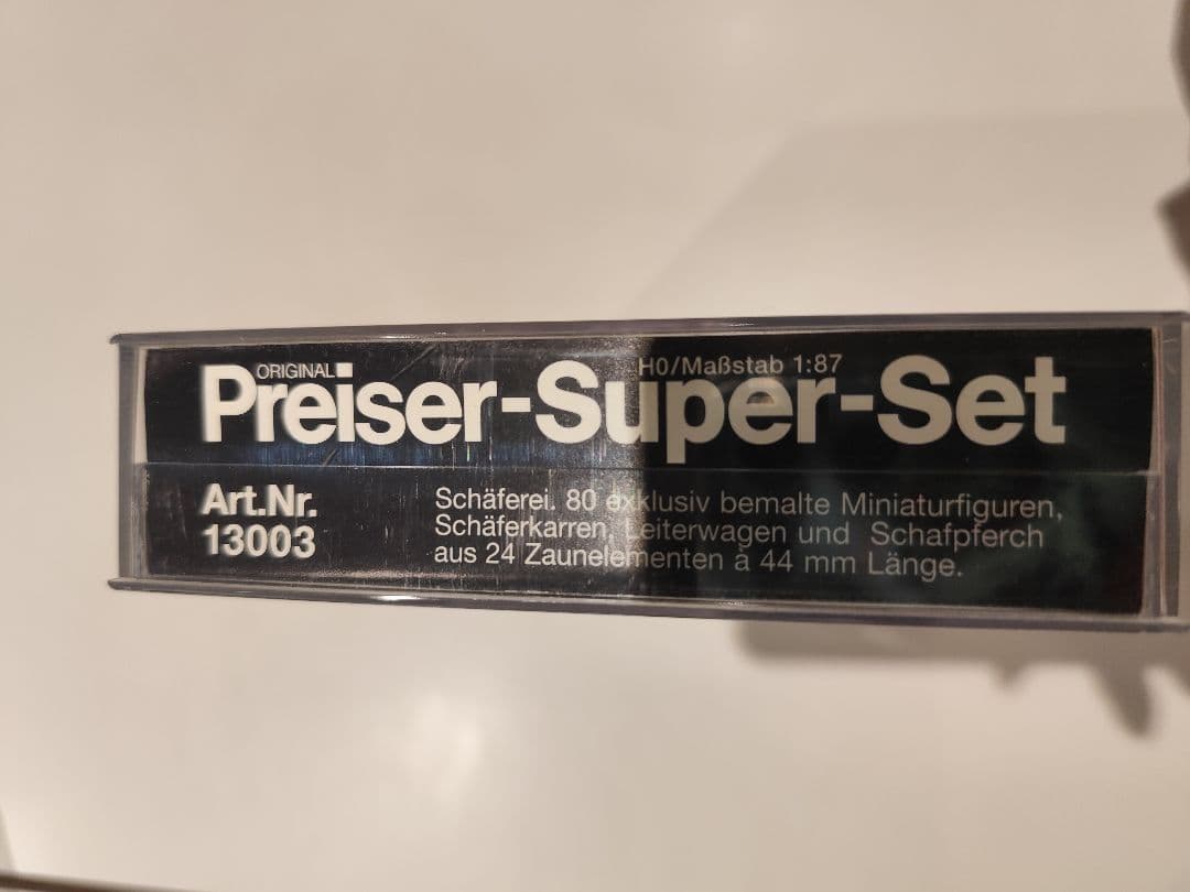 HOゲージ　Preiser 13003 羊飼いセット