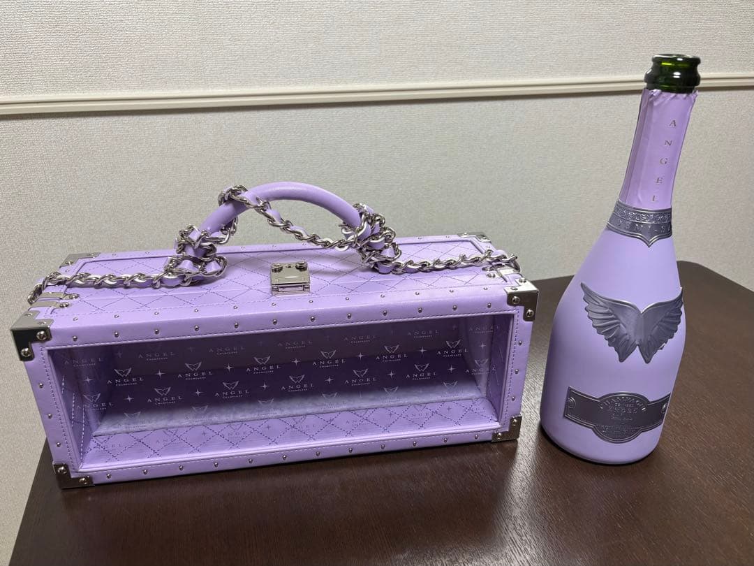 エンジェル　シャンパン　ドゥミセック　空箱　空瓶