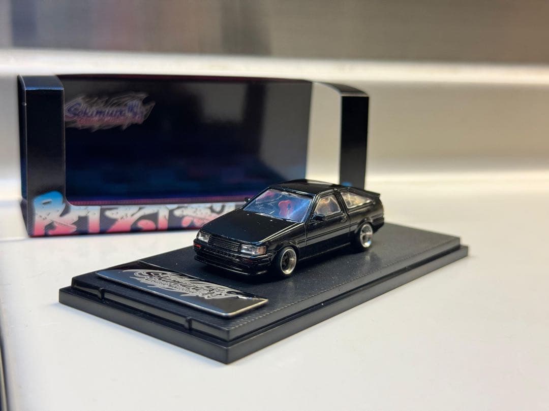 1/64 TRD 風 トヨタAE86 Levin 改 Work CR01