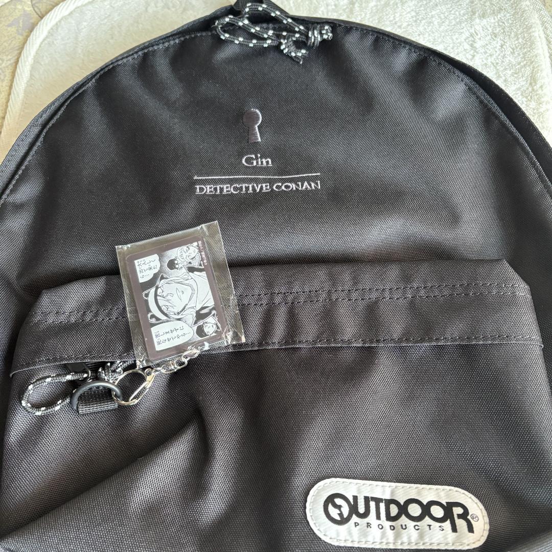 ◆名探偵コナン×OUTDOOR デイパック ブラック　（ジン）