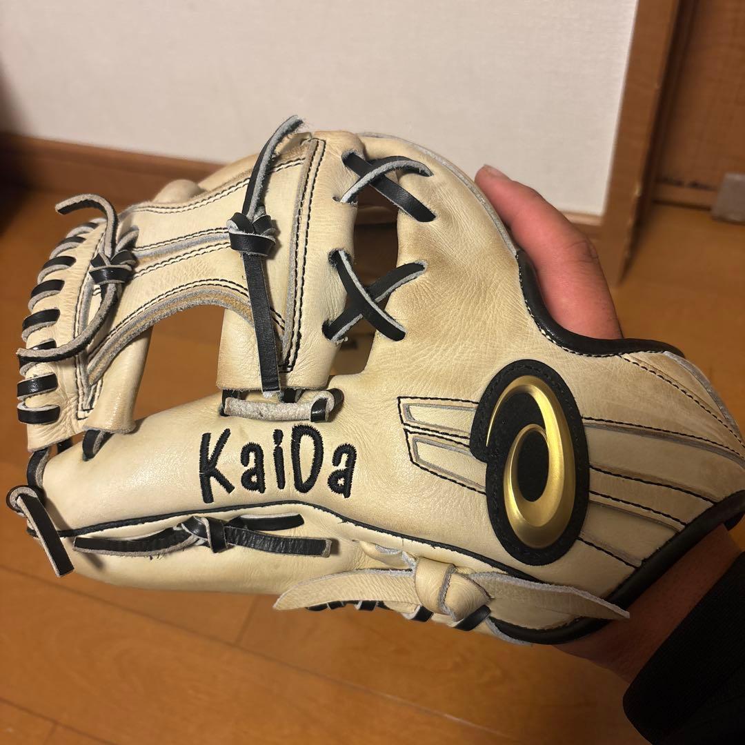 プロ支給品左グローブ　オリックス　 海田智行選手実使用グローブ❗️プロ専用刻印入り