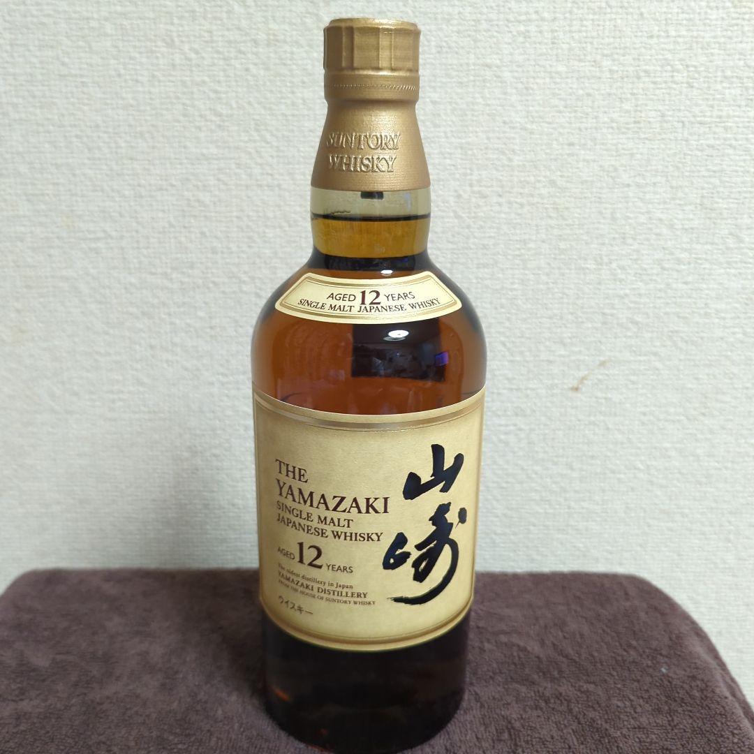 山崎 12年 シングルモルトウイスキー 700mlはこなし