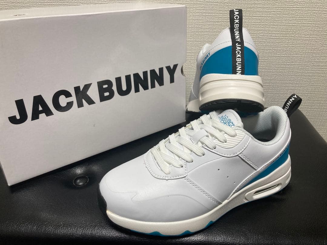 新品JackBunnyジャックバニー24cmレディースゴルフシューズスパイクレス