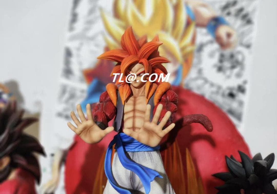 新品未開封『ドラコンボール』 聖殿スーパーサイヤ人4　ガレージキット スタチュー