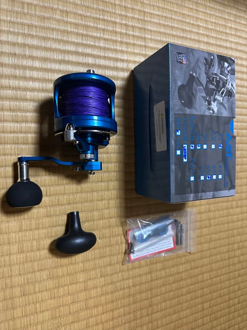 【新品未使用】アベットリールJX6/3MC RAPTOR（PE10号200m付）