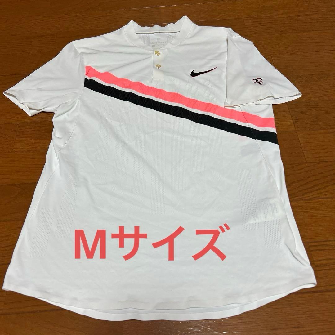 【廃番】フェデラーモデルナイキ　ヘンリーネックシャツ　RFシリーズ　Mサイズ